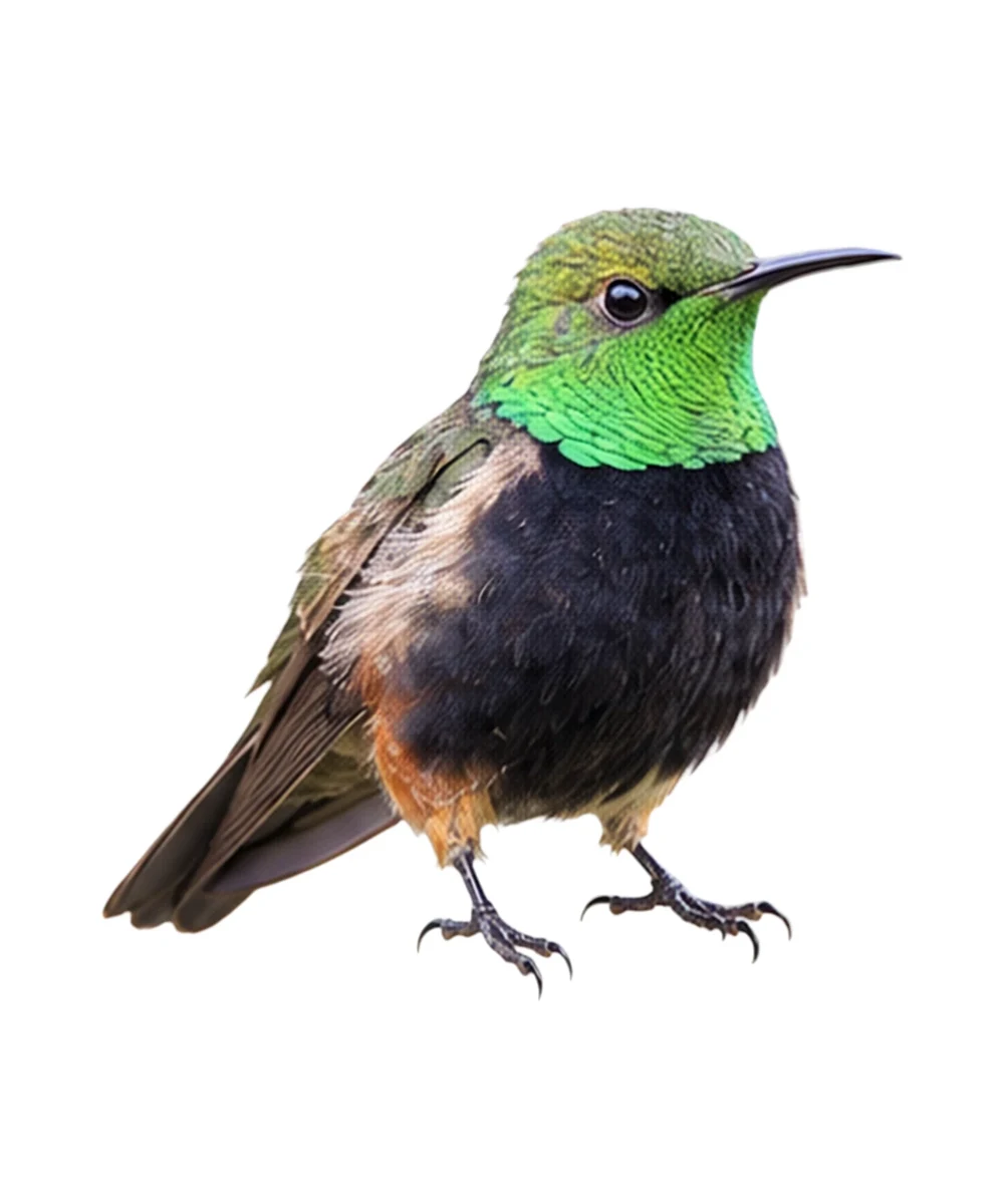 Black-breasted Hillstar · Original color inspiration